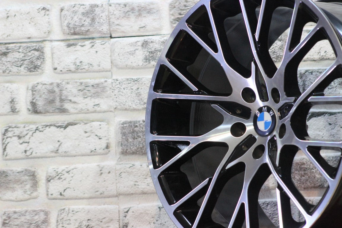 R1 Wheels 18 inç 5*112 ET40 Siyah Jant Takımı (J-1334) - KolayOto