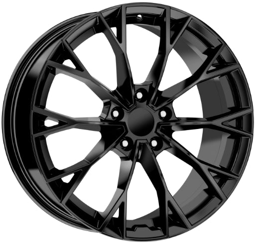 R1 Wheels 17 inç 5*112 ET40 Siyah Jant Takımı (J-3611) - KolayOto