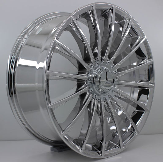 R1 Wheels 20 inç 5*112 ET35 Krom Jant Takımı (J-406) - KolayOto