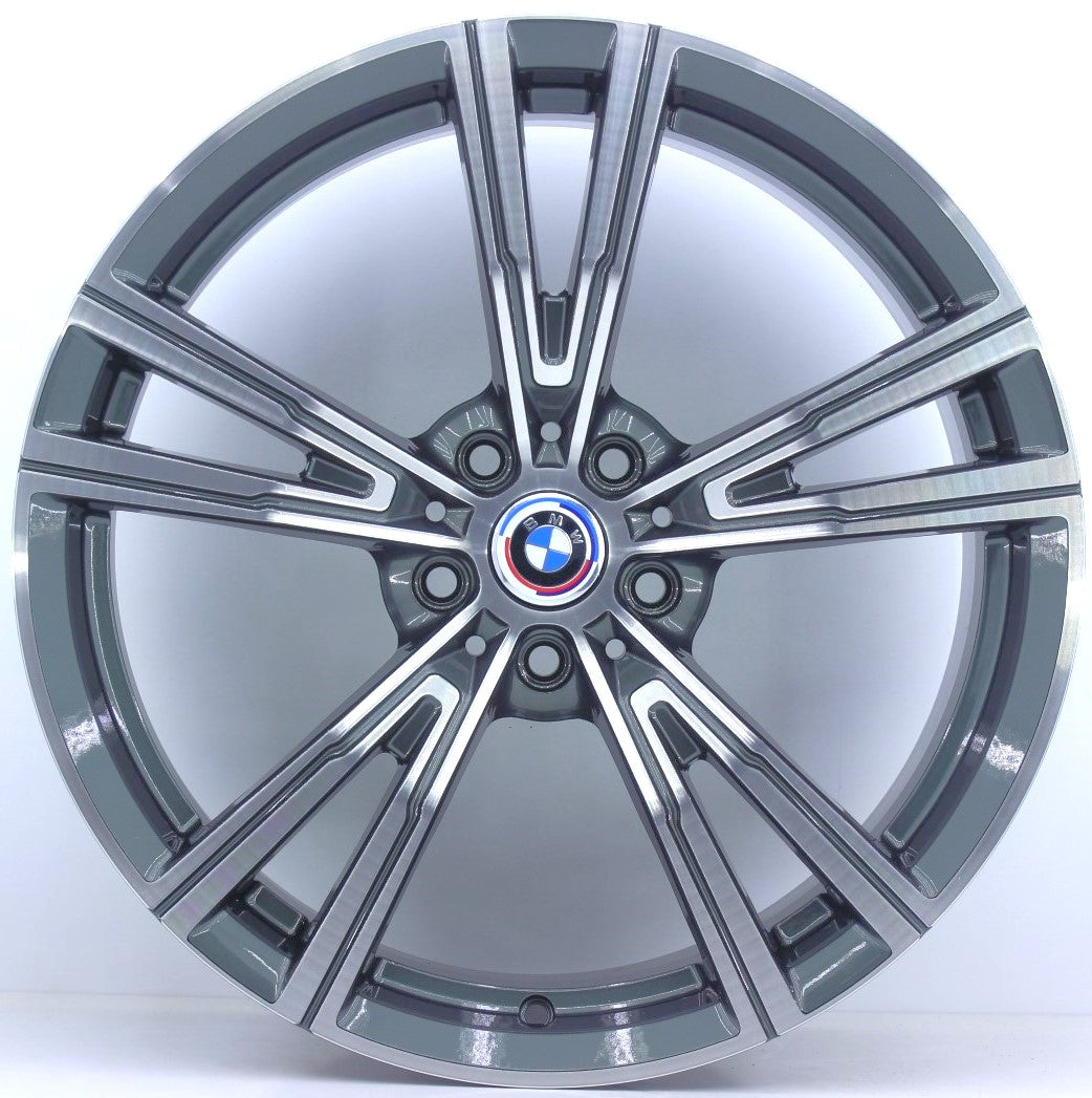 R1 Wheels 19 inç 5*120 ET40 Füme Jant Takımı (J-1136) - KolayOto