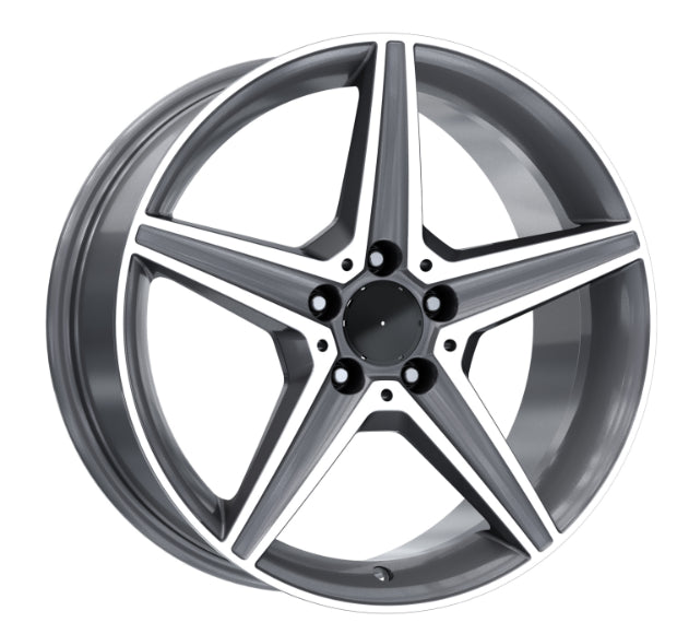 R1 Wheels 19 inç 5*112 ET43 Füme Jant Takımı (J-3412) - KolayOto