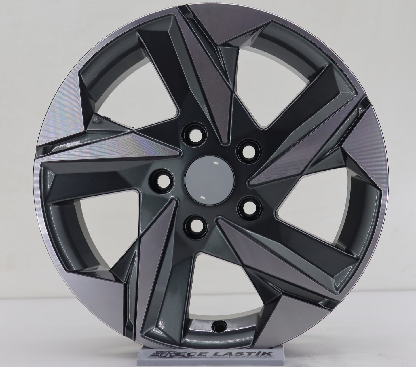 R1 Wheels 15 inç 5*114.3 ET40 Füme Jant Takımı (J-1081) - KolayOto