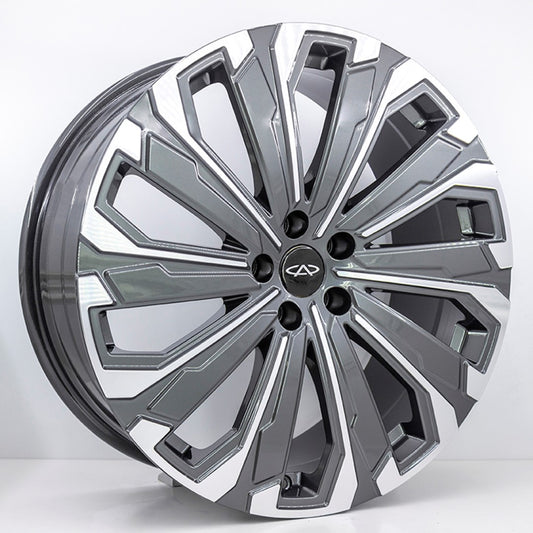 R1 Wheels 19 inç 5*108 ET35 Füme Jant Takımı (J-2939) - KolayOto