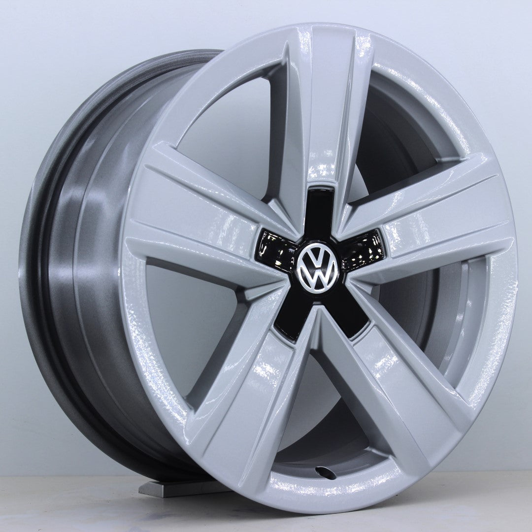 R1 Wheels 16 inç 5*120 ET35 Metalik Gri Jant Takımı (J-3383) - KolayOto