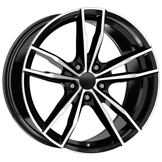 R1 Wheels 19 inç 5*112 ET37 Parlak Siyah Jant Takımı (2552) - KolayOto