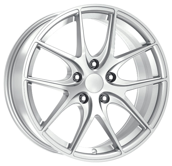 R1 Wheels 17 inç 5*100 ET35 Metalik Gri Jant Takımı (J-3045) - KolayOto