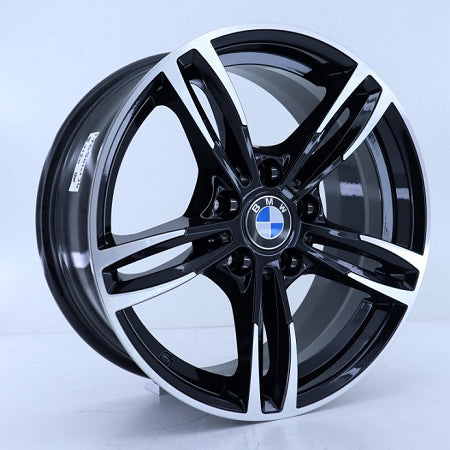 R1 Wheels 18 inç 5*120 ET30 Parlak Siyah Jant Takımı (J-921) - KolayOto