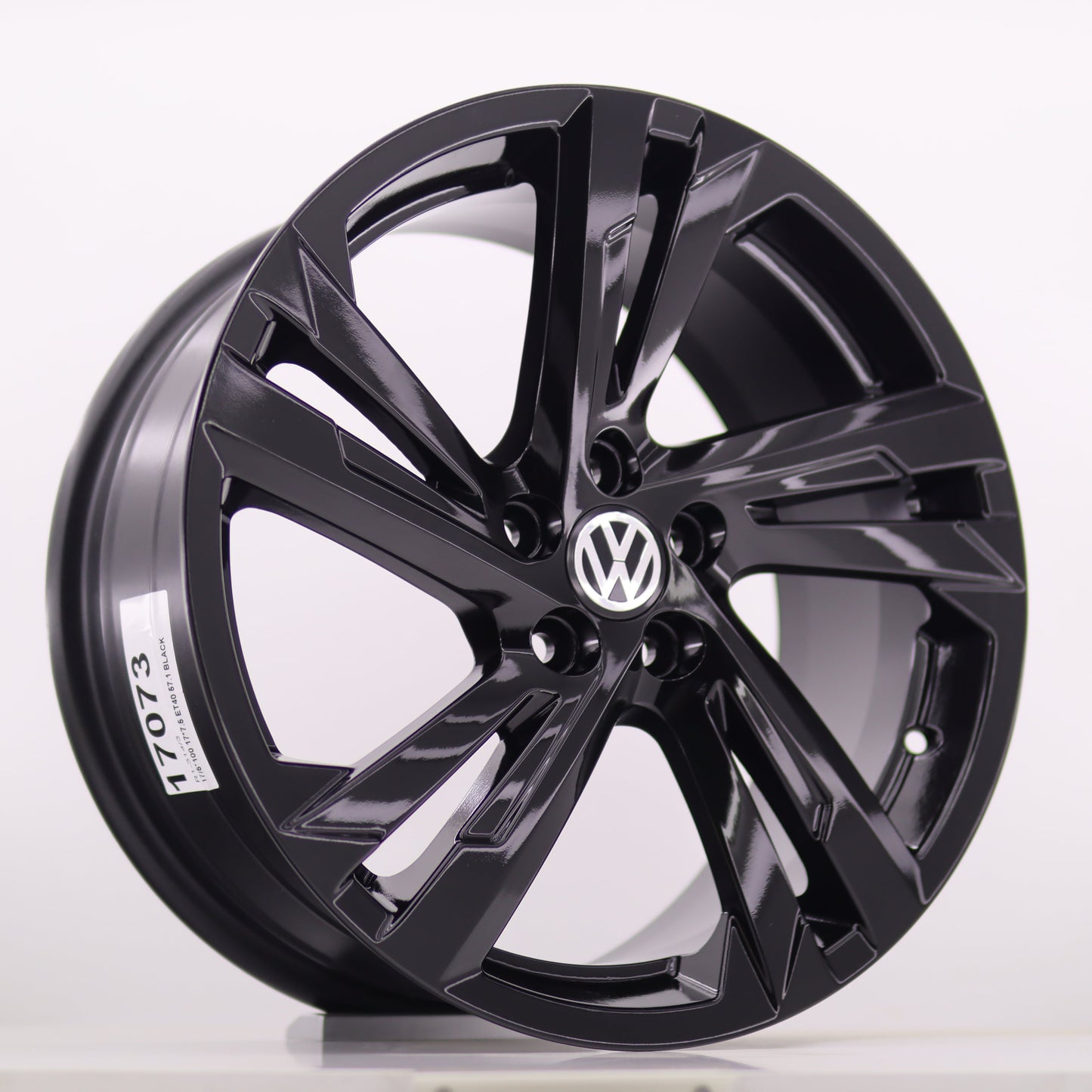 R1 Wheels 17 inç 5*100 ET40 Siyah Jant Takımı (J-1088) - KolayOto