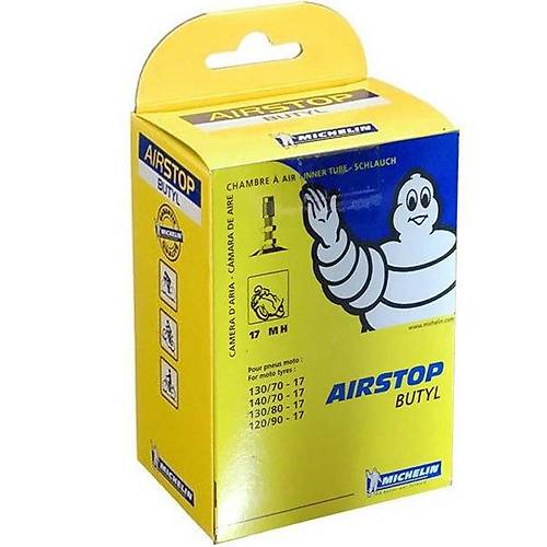 Michelin Airstop 17 MH 130/80-17 Düz Supaplı İç Lastik - KolayOto