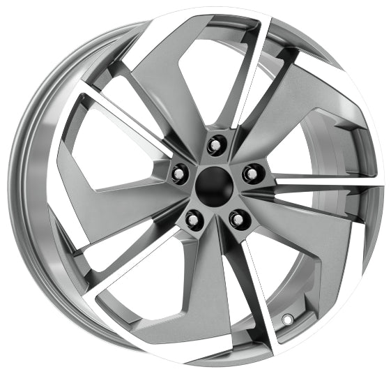 R1 Wheels 19 inç 5*112 ET45 Füme Jant Takımı (J-2969) - KolayOto