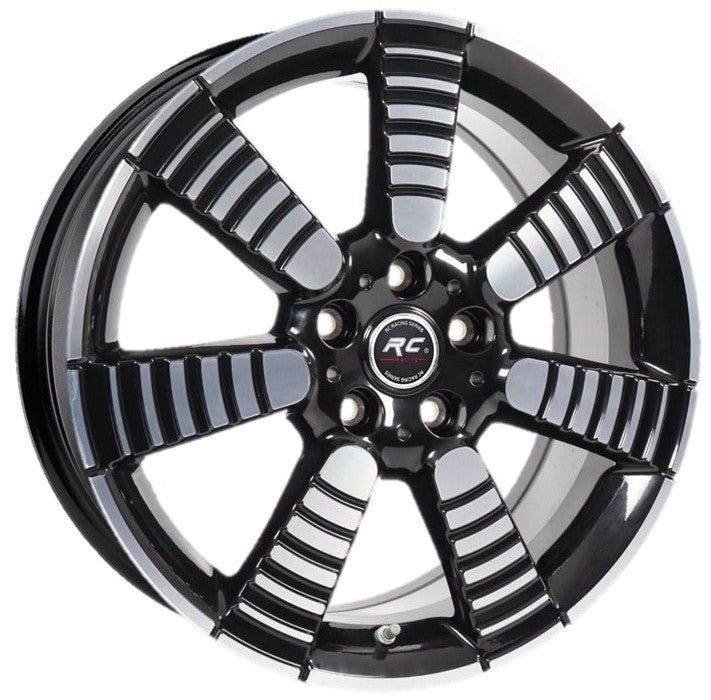 R1 Wheels 17 inç 5*112 ET40 Siyah Jant Takımı (J-774) - KolayOto