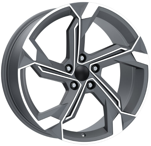 R1 Wheels 18 inç 5*112 ET40 Mat Gri Jant Takımı (J-3581) - KolayOto