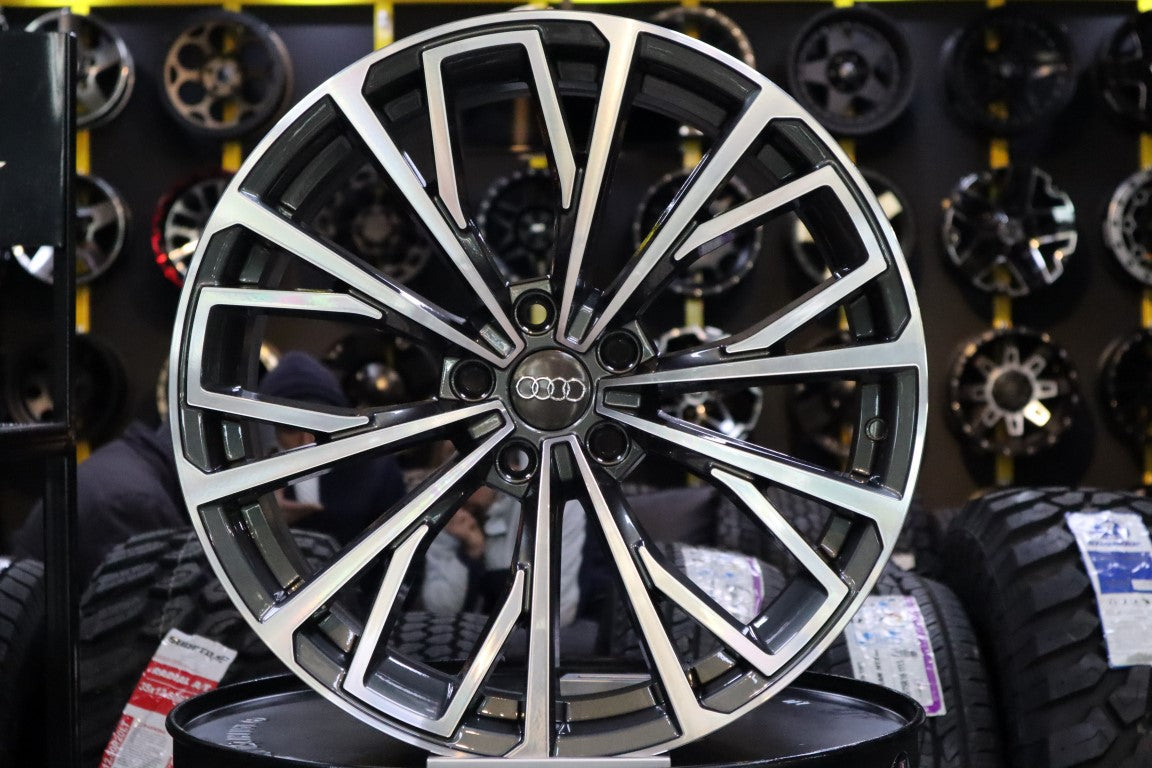 R1 Wheels 18 inç 5*112 ET35 Füme Jant Takımı (J-1053) - KolayOto