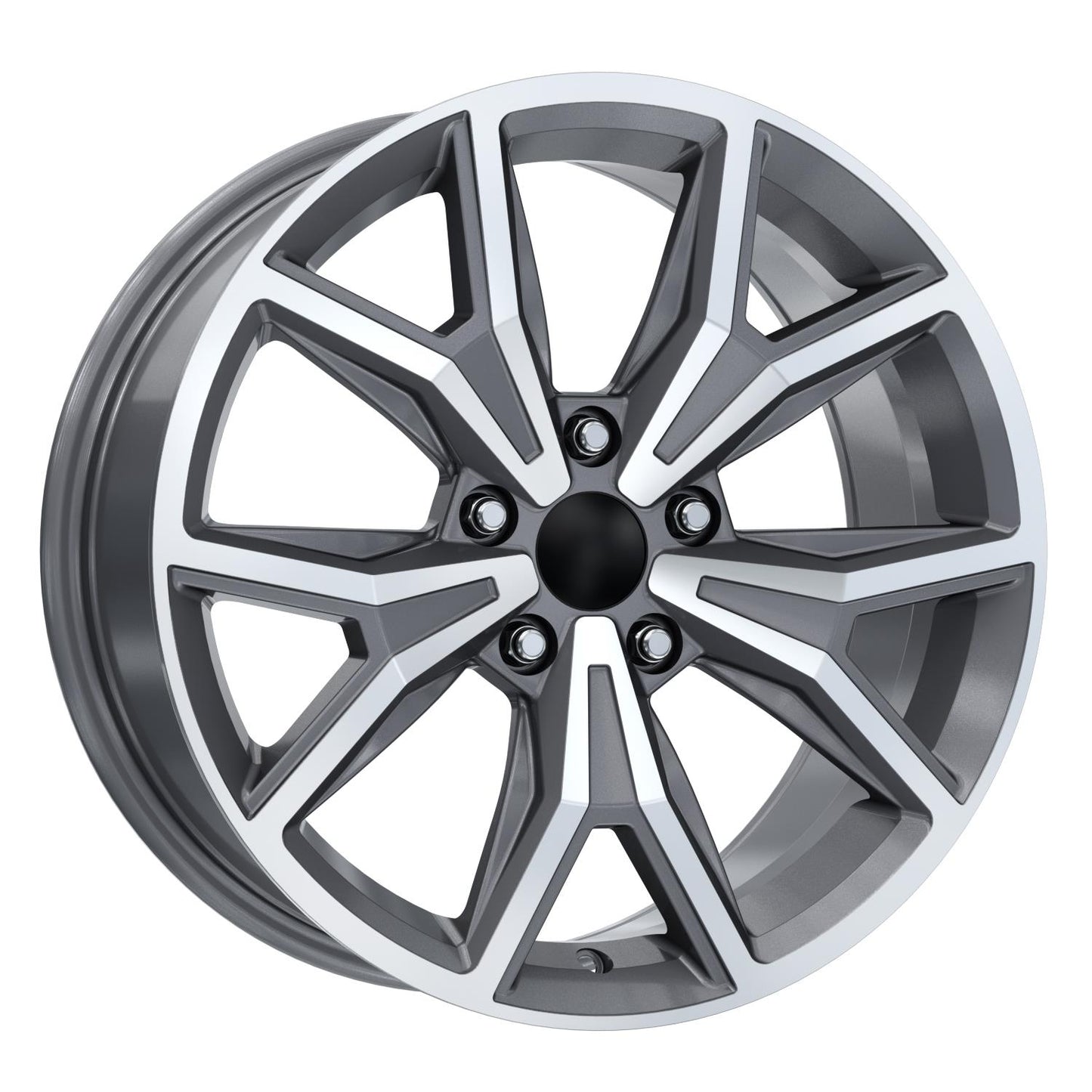 R1 Wheels 17 inç 5*112 ET40 Füme Jant Takımı (2616) - KolayOto