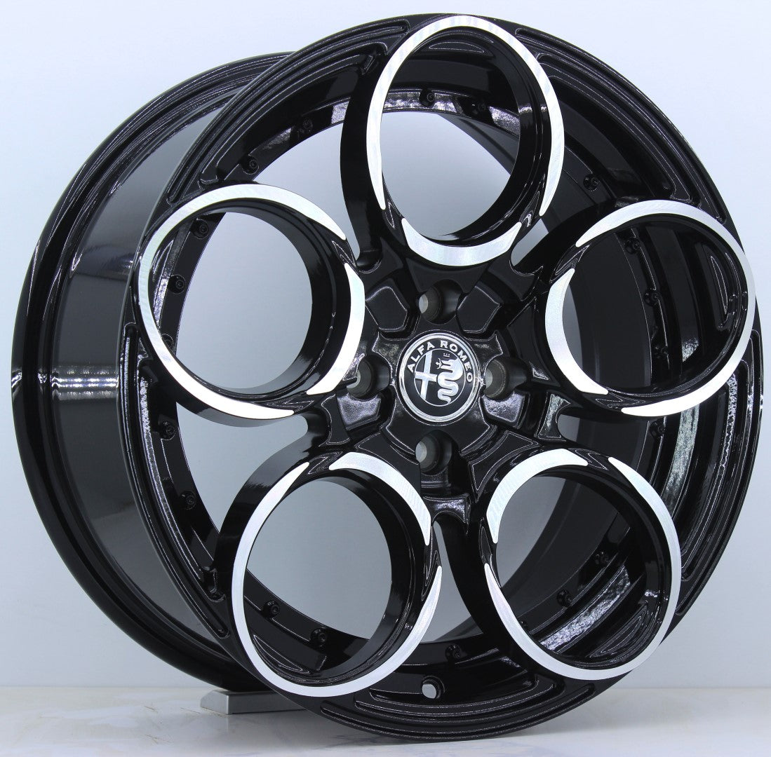 R1 Wheels 17 inç 5*99 ET35 Siyah Jant Takımı (2568) - KolayOto