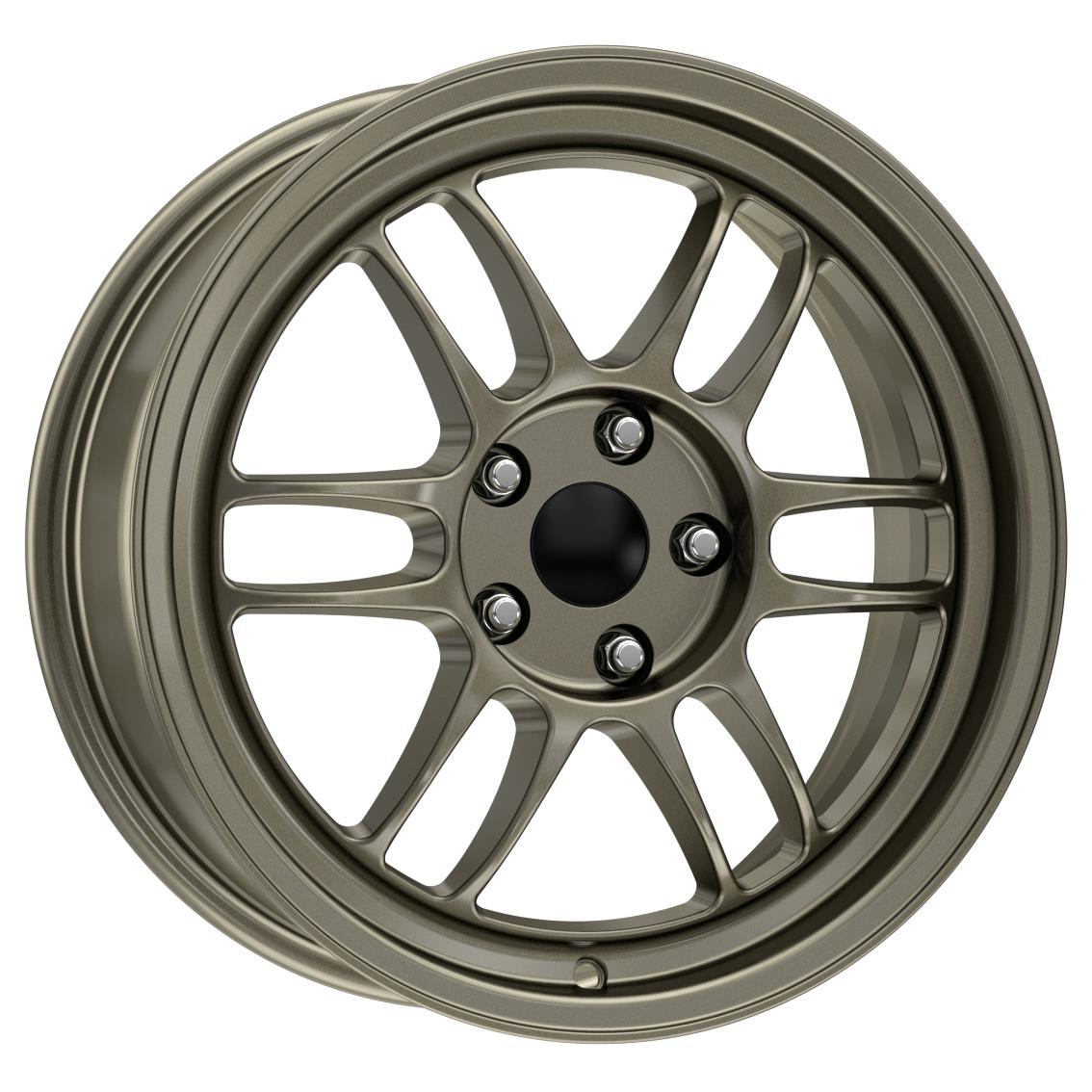 R1 Wheels 16 inç 4*100 ET35 Bronz Jant Takımı (J-3775)