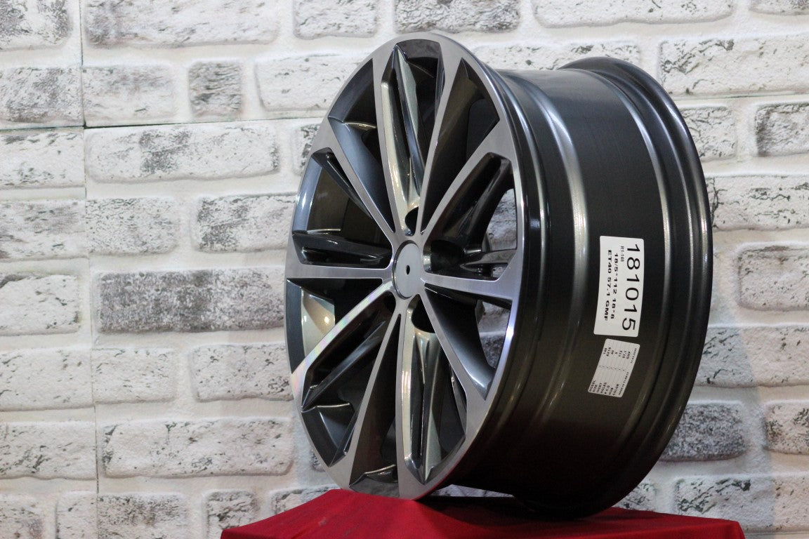 R1 Wheels 18 inç 5*112 ET40 Füme Jant Takımı (J-970) - KolayOto