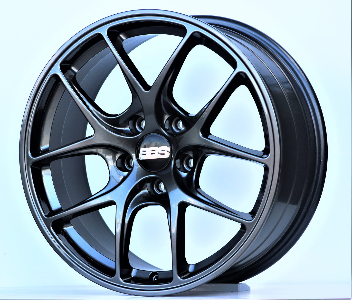 R1 Wheels 18 inç 5*120 ET40 Füme Jant Takımı (J-1502) - KolayOto