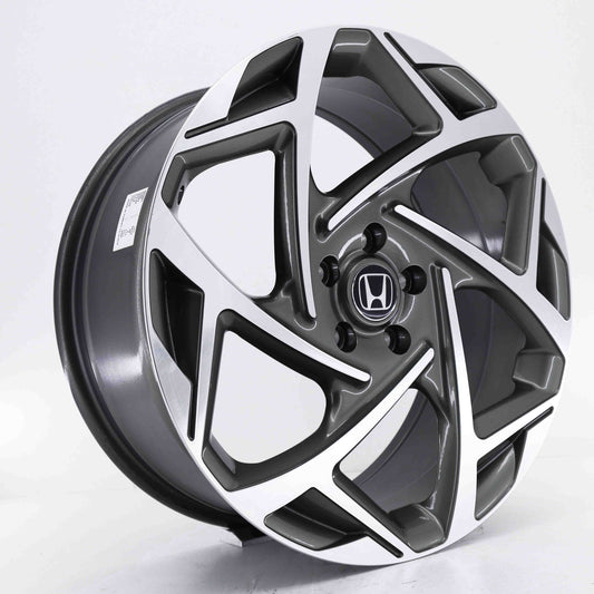 R1 Wheels 19 inç 5*112 ET45 Parlak Füme Jant Takımı (J-2215) - KolayOto