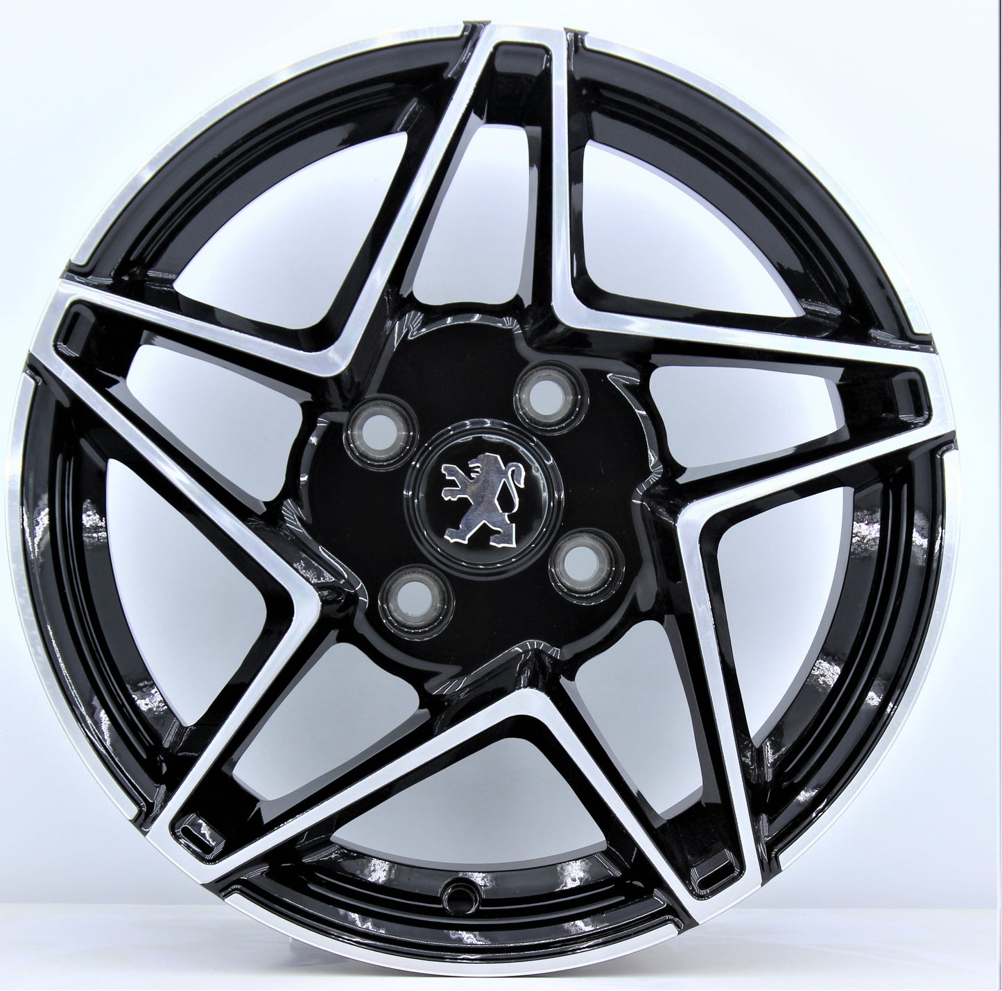 R1 Wheels 15 inç 4*108 ET35 Siyah Jant Takımı (J-1354) - KolayOto