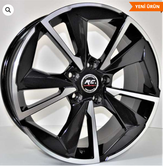 R1 Wheels 19 inç 5*114.3 ET41 Siyah Jant Takımı (J-520) - KolayOto