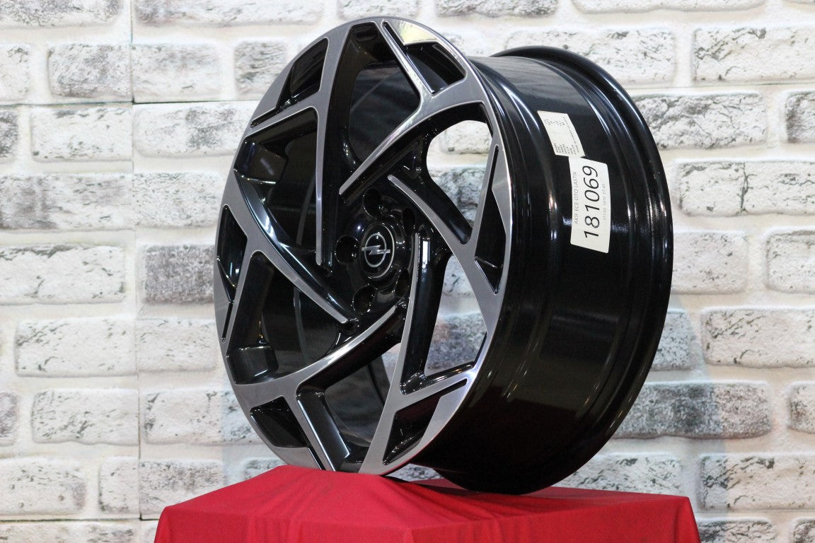 R1 Wheels 18 inç 5*110 ET45 Siyah Jant Takımı (J-2054) - KolayOto