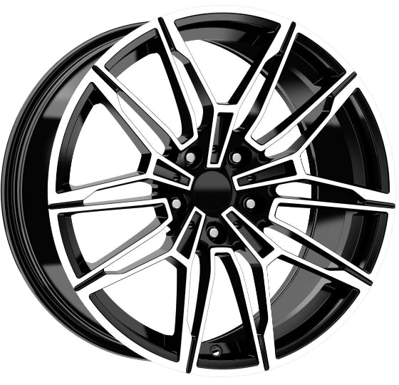 R1 Wheels 19 inç 5*120 ET37 Siyah Jant Takımı (2363) - KolayOto