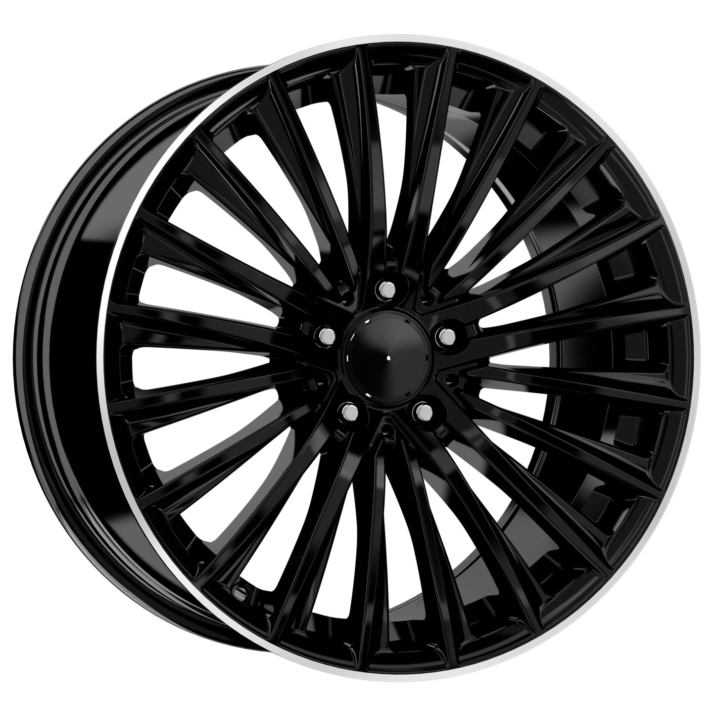 R1 Wheels 19 inç 5*112 ET49 Siyah Jant Takımı (J-3763) - KolayOto