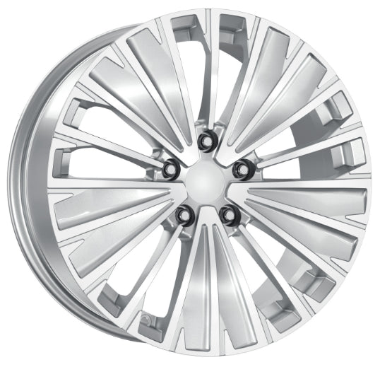 R1 Wheels 17 inç 5*112 ET40 Metalik Gri Jant Takımı (J-3141) - KolayOto