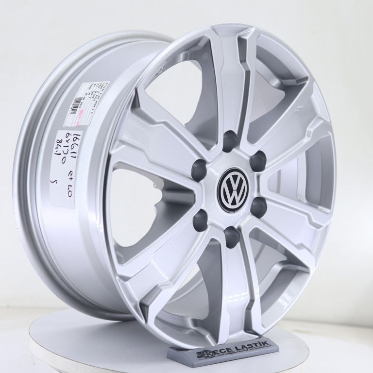 R1 Wheels 16 inç 6*130 ET45 Metalik Gri Jant Takımı (J-1410) - KolayOto