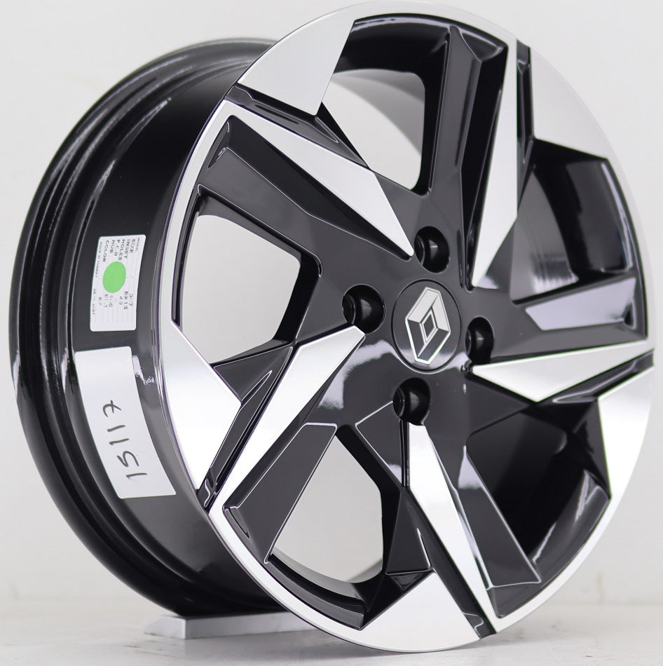 R1 Wheels 16 inç 4*100 ET40 Siyah Jant Takımı (J-396) - KolayOto