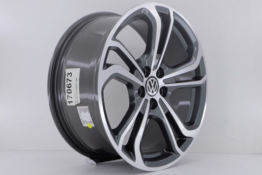 R1 Wheels 17 inç 5*112 ET40 Füme Jant Takımı (J-1020) - KolayOto