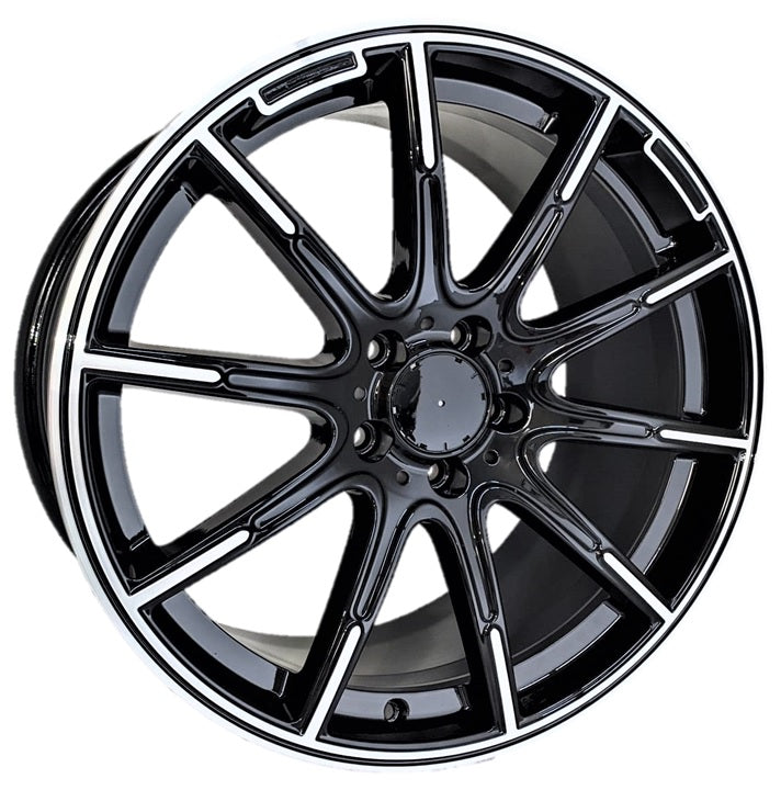 R1 Wheels 19 inç 5*114.3 ET38 Siyah Jant Takımı (J-1369) - KolayOto