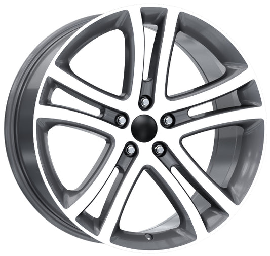 R1 Wheels 19 inç 5*112 ET33 Füme Jant Takımı (J-3245) - KolayOto