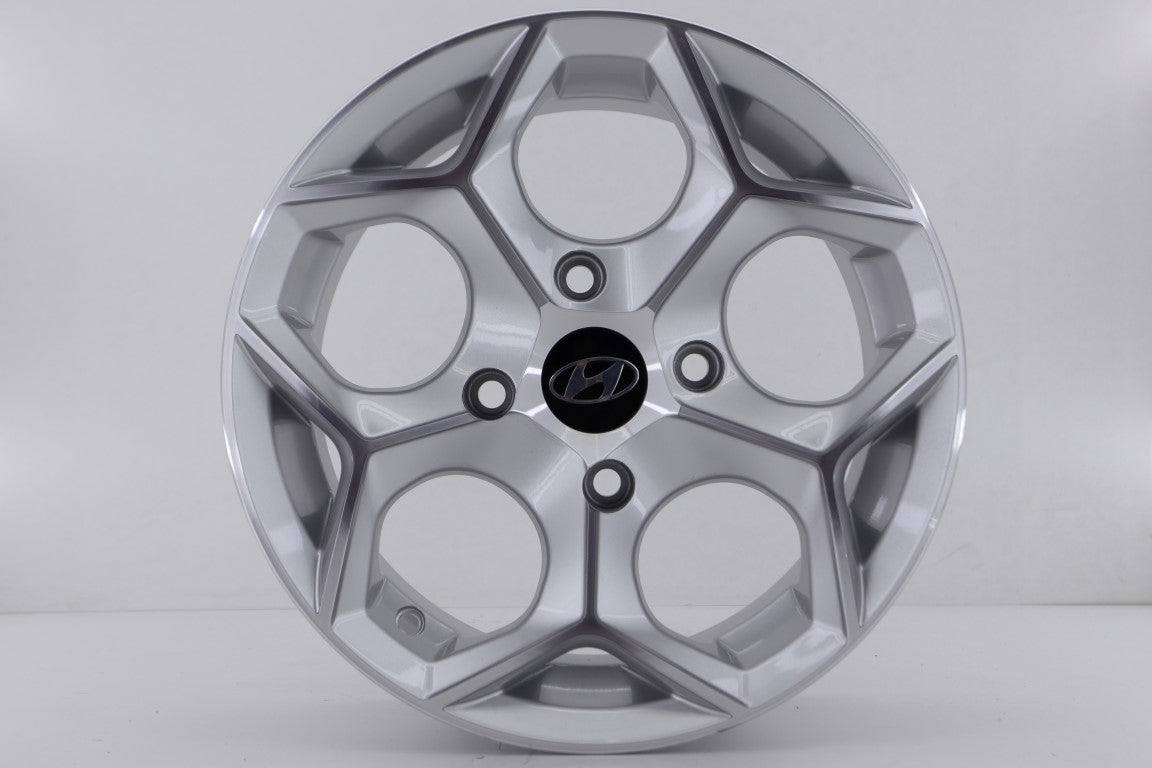 R1 Wheels 14 inç 4*100 ET25 Metalik Gri Jant Takımı (J-1364) - KolayOto