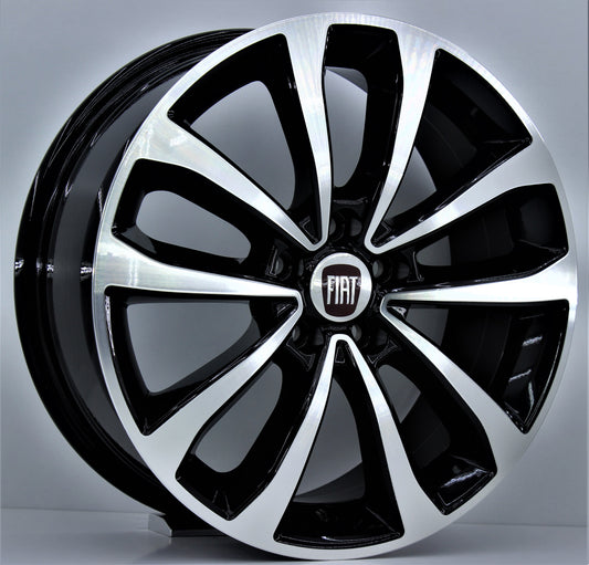 R1 Wheels 16 inç 5*98 ET39 Siyah Jant Takımı (J-283) - KolayOto