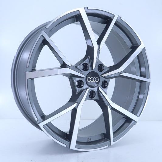 R1 Wheels 19 inç 5*112 ET45 Füme Jant Takımı (J-884) - KolayOto