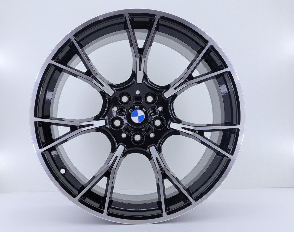 R1 Wheels 19 inç 5*112 ET30 Siyah Jant Takımı (J-206) - KolayOto