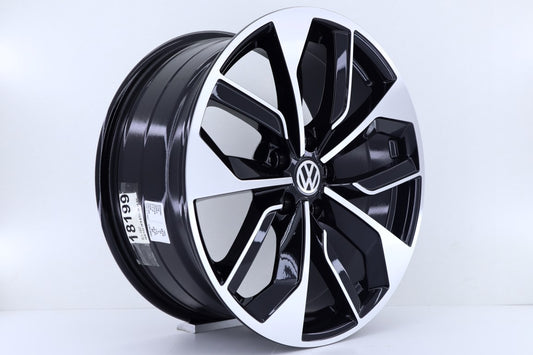 R1 Wheels 18 inç 5*112 ET35 Siyah Jant Takımı (J-646) - KolayOto