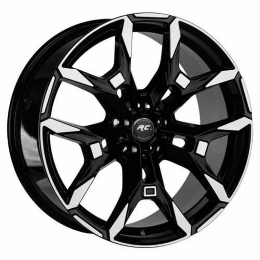 R1 Wheels 20 inç 5*120 ET30 Siyah Jant Takımı (J-3702) - KolayOto