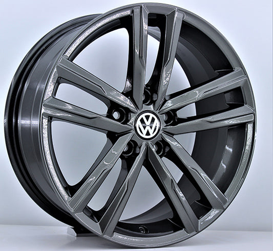 R1 Wheels 19 inç 5*112 ET42 Füme Jant Takımı (J-3099) - KolayOto