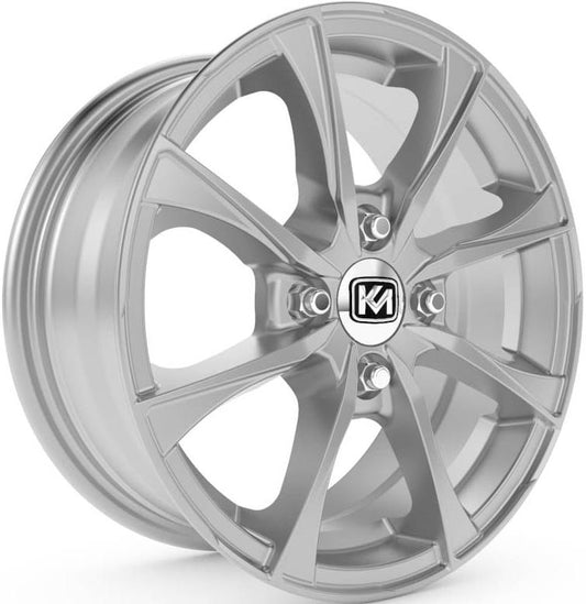 R1 Wheels 14 inç 4*100 ET35 Metalik Gri Jant Takımı (J-3104) - KolayOto