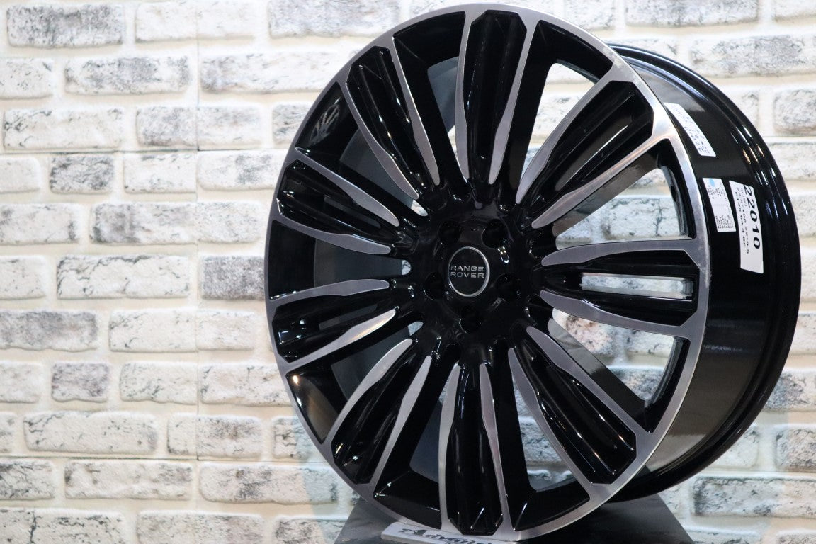 R1 Wheels 22 inç 5*108 ET45 Siyah Jant Takımı (J-1486) - KolayOto