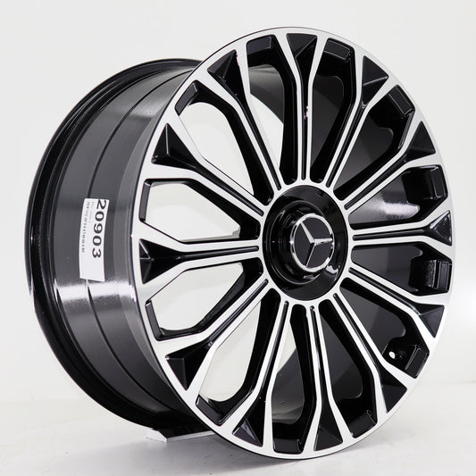 R1 Wheels 20 inç 5*112 ET48 Siyah Jant Takımı (J-2099) - KolayOto