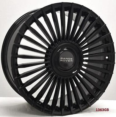 R1 Wheels 23 inç 5*120 ET40 Siyah Jant Takımı (J-4309)