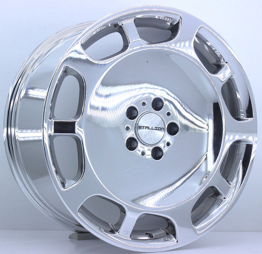 R1 Wheels 19 inç 5*112 ET42 Krom Jant Takımı (J-304) - KolayOto