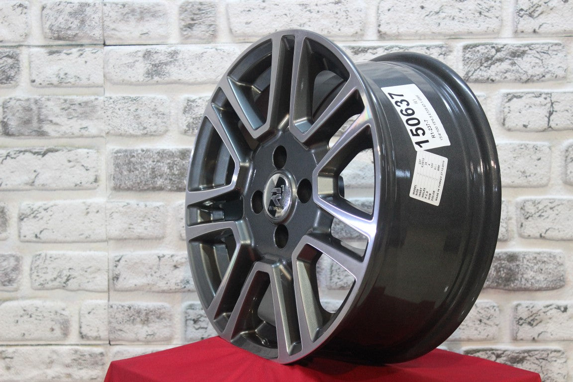 R1 Wheels 15 inç 4*100 ET35 Füme Jant Takımı (J-1504) - KolayOto