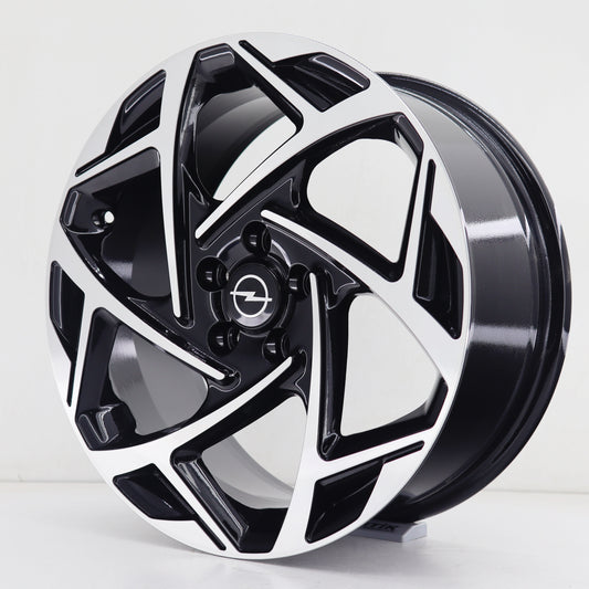 R1 Wheels 17 inç 5*105 ET35 Siyah Jant Takımı (J-278) - KolayOto