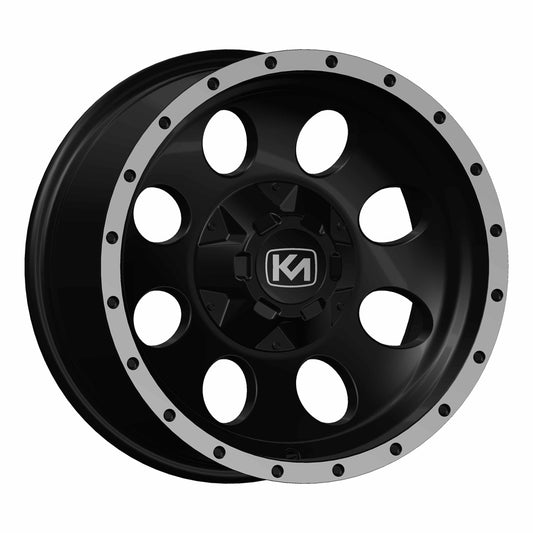 R1 Wheels 16 inç 5*114.3 ET15 Mat Siyah Jant Takımı (J-1438) - KolayOto