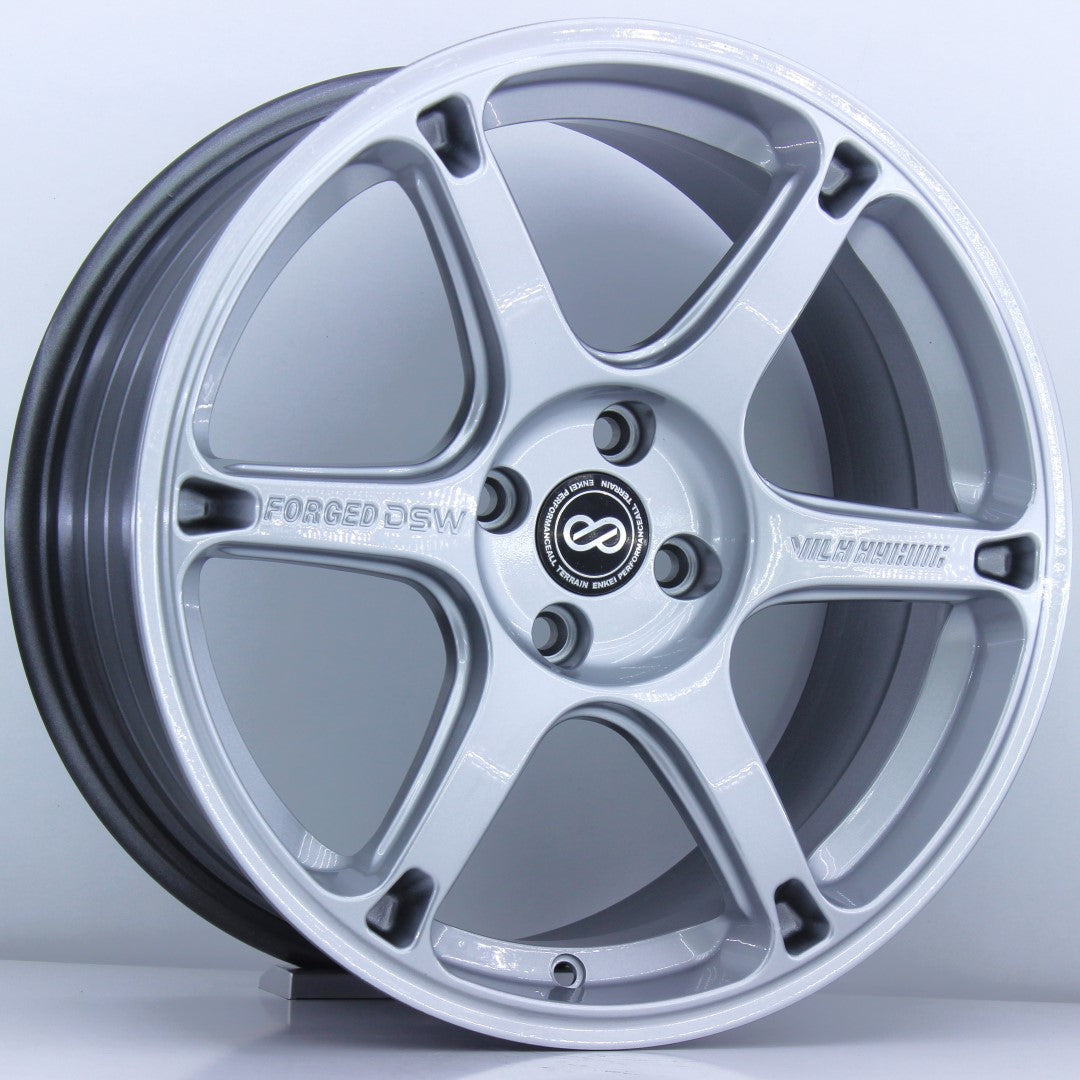 R1 Wheels 17 inç 4*100 ET35 Metalik Gri Jant Takımı (J-681) - KolayOto